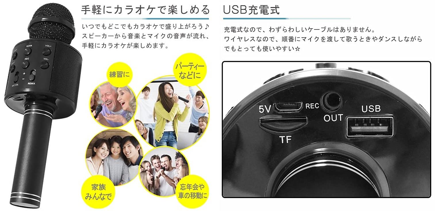 Amazon.co.jp: デジタルランド(Digital Land) Bluetooth カラオケ